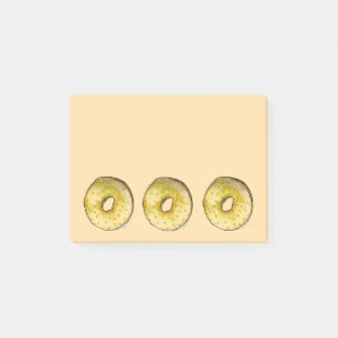 Bloco Post-it Sesame Seed Bagel NYC Bagels Posta Notas