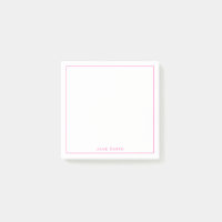 Seu nome corporativo - cor-de-rosa/branco minimali