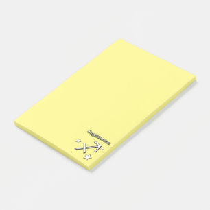 Bloco Post-it Símbolo do cromo do Sagitário