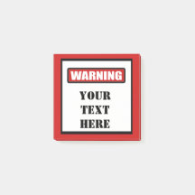 Sinal de Aviso Poste Personalizado 3x3