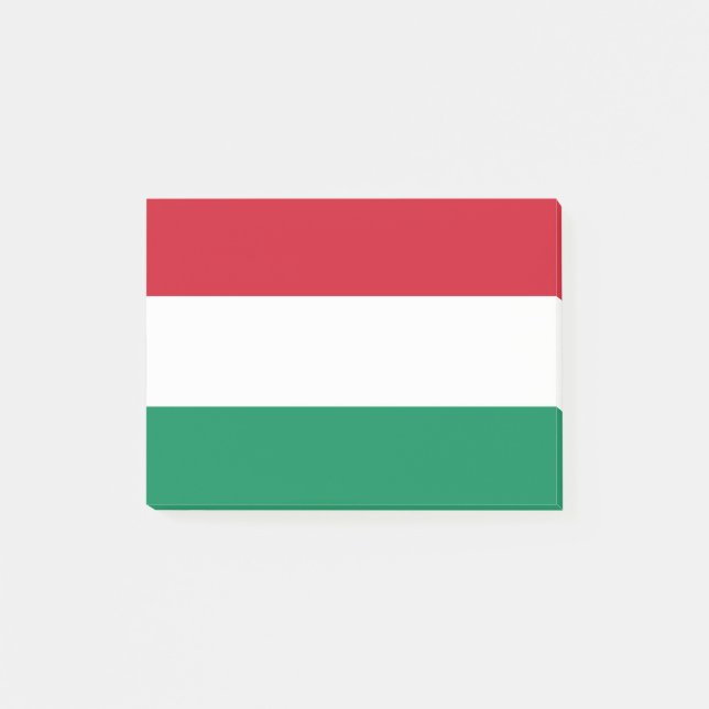 Bloco Post-it Sinalizador das Notas da Hungria Pós-it® (Frente)