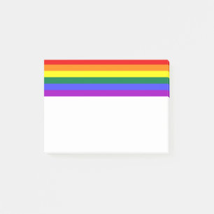 Bloco Post-it Sinalizador do Orgulho Arco-Íris