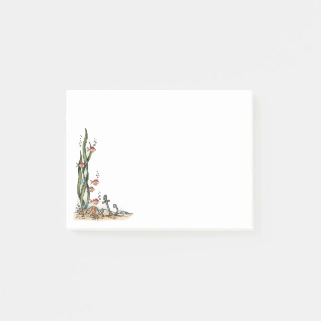 Bloco Post-it Sob o mar (Frente)