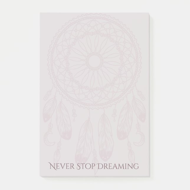 Bloco Post-it Sonhador Dreamcatcher 4x6 (Frente)