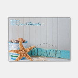 Bloco Post-it Starfish Beach Personalizado