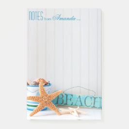 Bloco Post-it Starfish Beach Personalizado