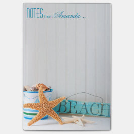 Bloco Post-it Starfish Beach Personalizado