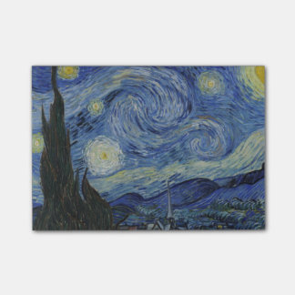 Bloco Post-it Starry Night por Vincent Van Gogh
