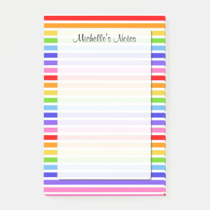 Bloco Post-it Stripes Personalizadas 4 x 6