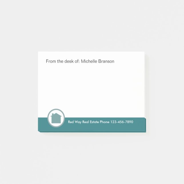 Bloco Post-it Tema Imobiliário (Frente)