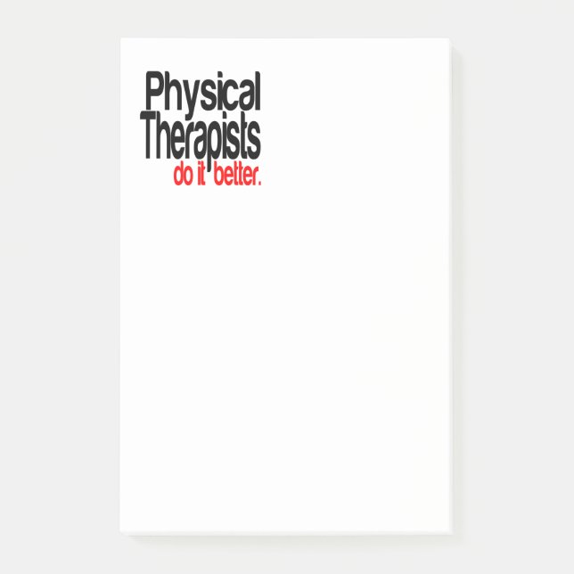 Bloco Post-it Terapêutica Física Faz Melhor (Frente)