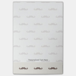 Bloco Post-it Teste padrão 3 do hipster do bigode