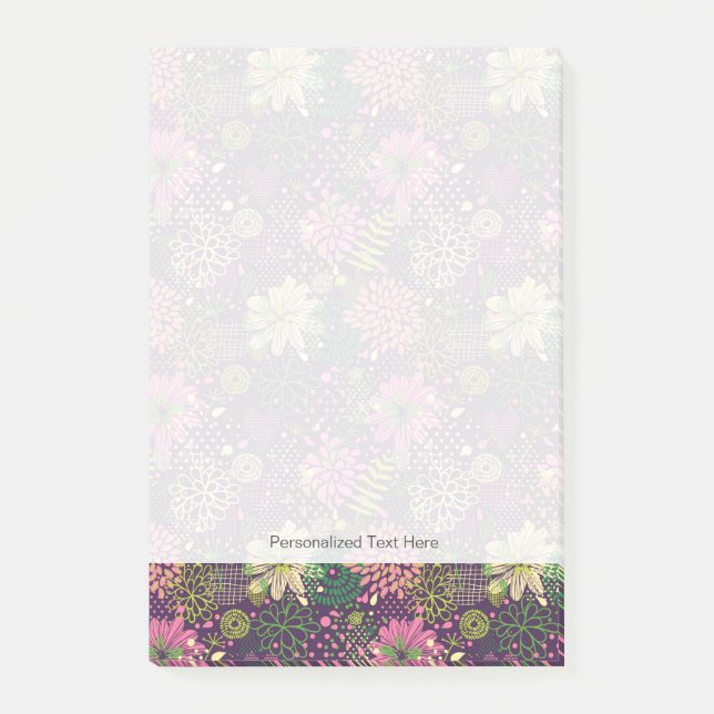 Bloco Post-it Teste padrão brilhante (Frente)