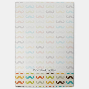 Bloco Post-it Teste padrão com bigode