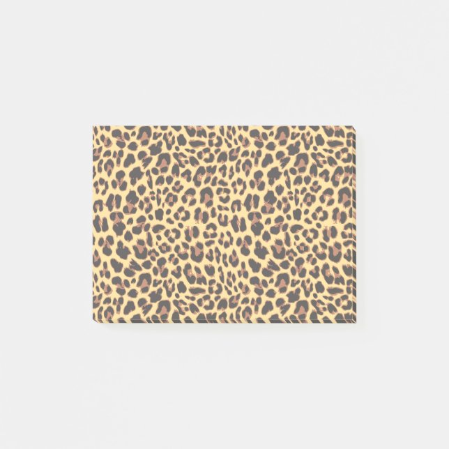 Bloco Post-it Teste padrão da pele animal do impressão do (Frente)