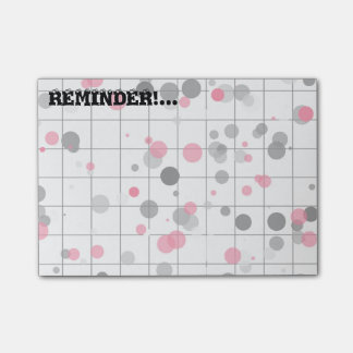 Bloco Post-it Teste padrão geométrico manchado