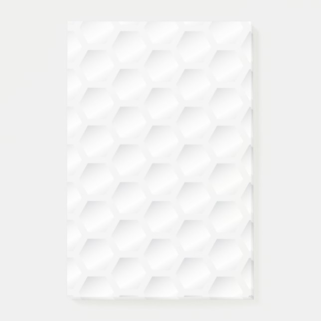 Bloco Post-it Textura da bola de golfe (Frente)