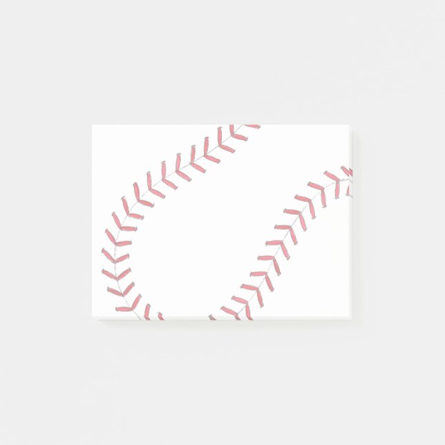 Bloco Post-it Threads de Baseball (Frente)