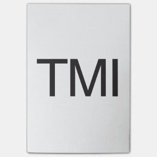 BLOCO POST-IT TMI