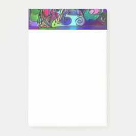 Bloco Post-it Todas as Cores com Espirais e Linhas