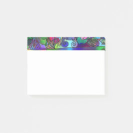 Bloco Post-it Todas as Cores com Espirais e Linhas