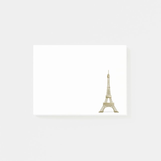 Bloco Post-it Torre Eiffel, Clipart França (Frente)
