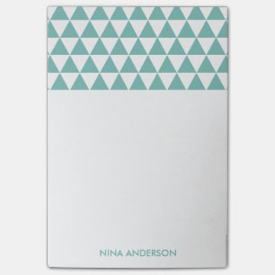 Bloco Post-it Triângulos Geométricos Postam Notas