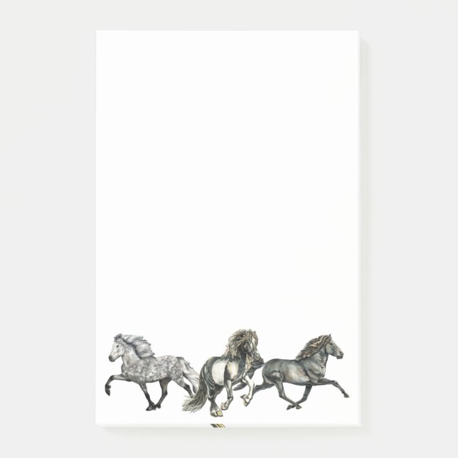 Bloco Post-it Trio de islandeses (Frente)