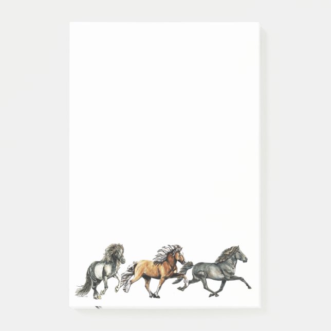 Bloco Post-it Trio dos islandeses (Frente)