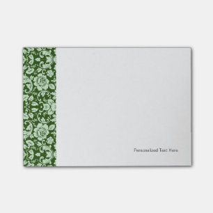 Bloco Post-it Um damasco floral antigo