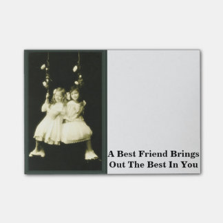 Bloco Post-it Um melhor amigo traz para fora o melhor em você