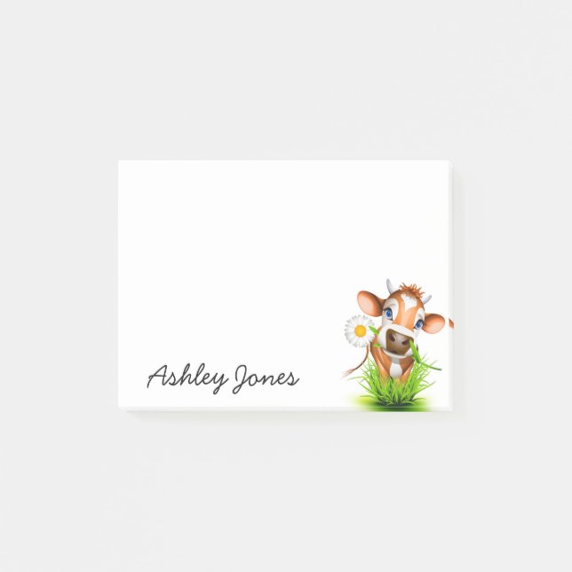 Bloco Post-it Vaca Poste-tudo-país (Frente)