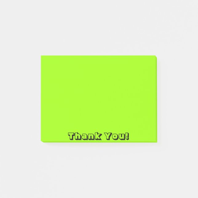 Bloco Post-it Verde grato (Frente)