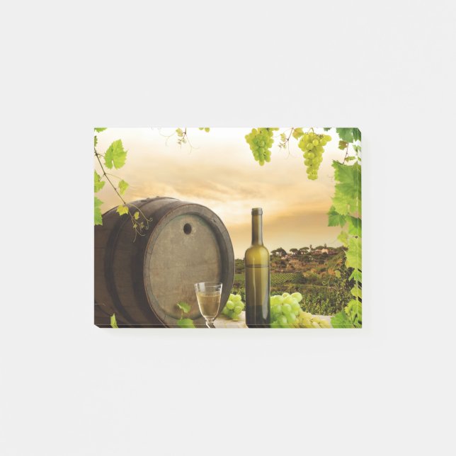 Bloco Post-it Vinho fino (Frente)