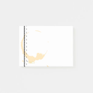 Bloco Post-it Vintage Typeart Teastain Sticky Notes
