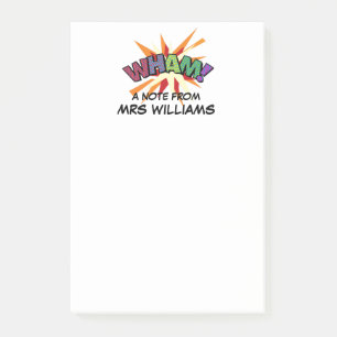 Bloco Post-it WHAM Diversão Personalizada Moderna