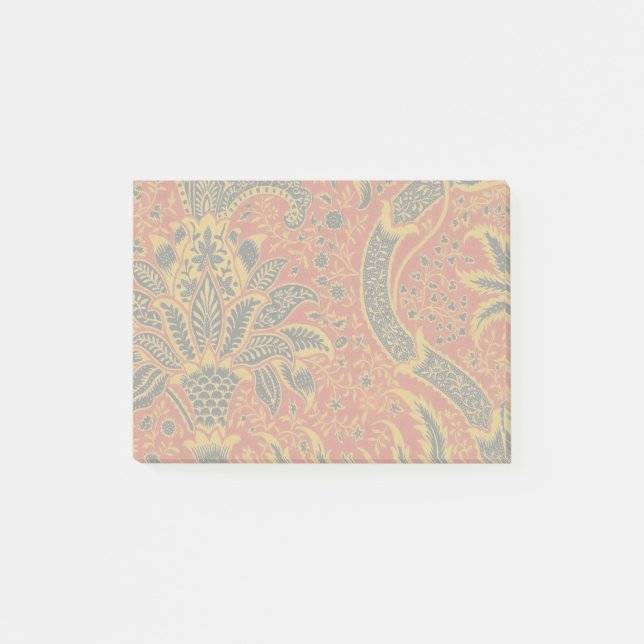 Bloco Post-it William Morris India Red Floral (Frente)