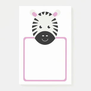 Bloco Post-it Zebra bonito