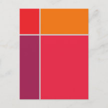 Blocos 2 Cartão Postal Geométrico