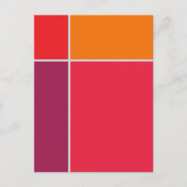 Blocos 2 Cartão Postal Geométrico