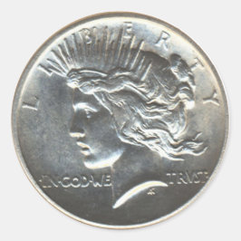 Blocos da etiqueta do dólar da paz da liberdade