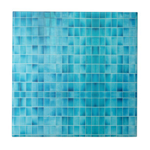 Blocos de azulejo de vidro azul vidro mosaico