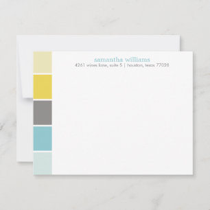 Blocos de cores decorativas modernas azuis e amare