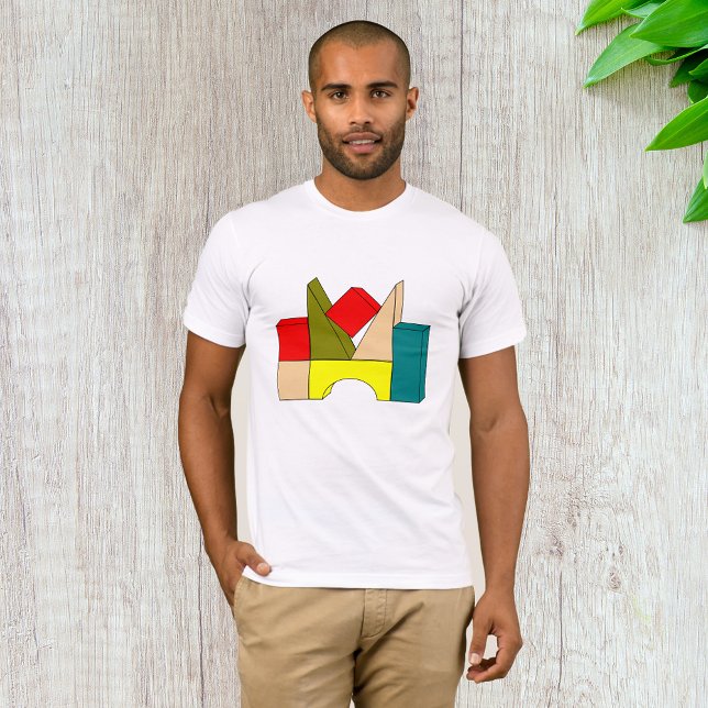 Blocos de Edifício Mens T-Shirt (Criador carregado)