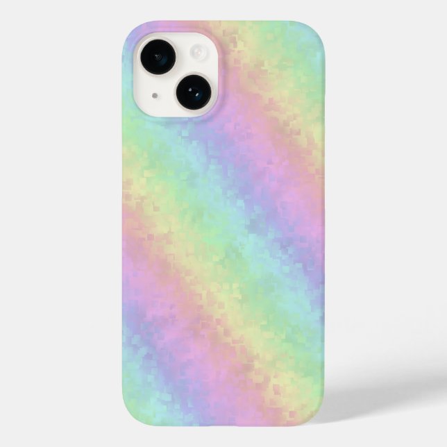 Blocos em Pastel Cores Arco-Íris 3D (Verso)