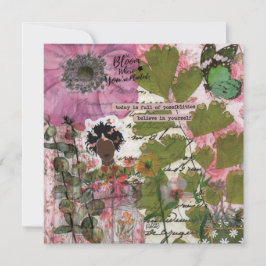 Blogue Onde Plantado Cartão De Saudação Simples