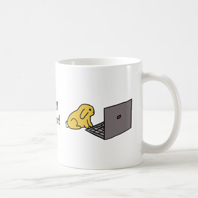 Blogueiro Bunny! | caneca (Direita)