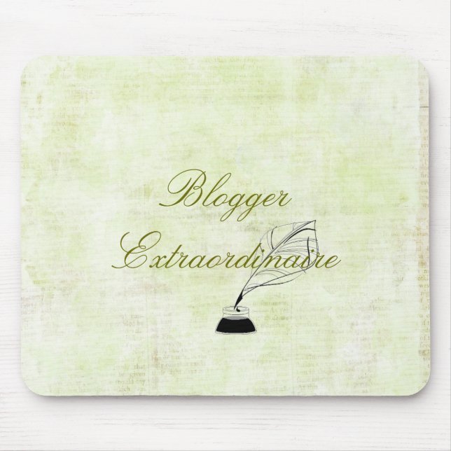 Blogueiro Extraordinaire Mousepad (Frente)
