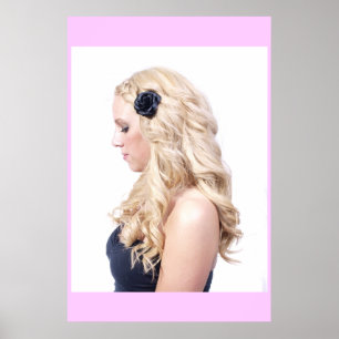 Blonde Curls Poster
