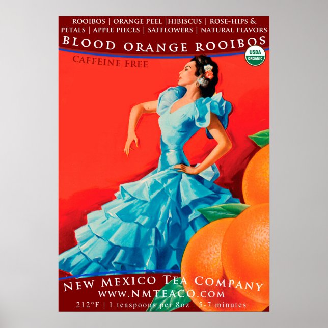 Blood Orange Rooibos Poster (Frente)